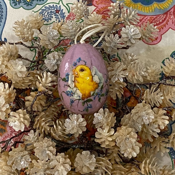 Set 7 Vintage Spring Egg Ornaments - Picture 11 of 14